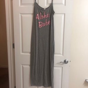 Cute Maxi with Leg Slit